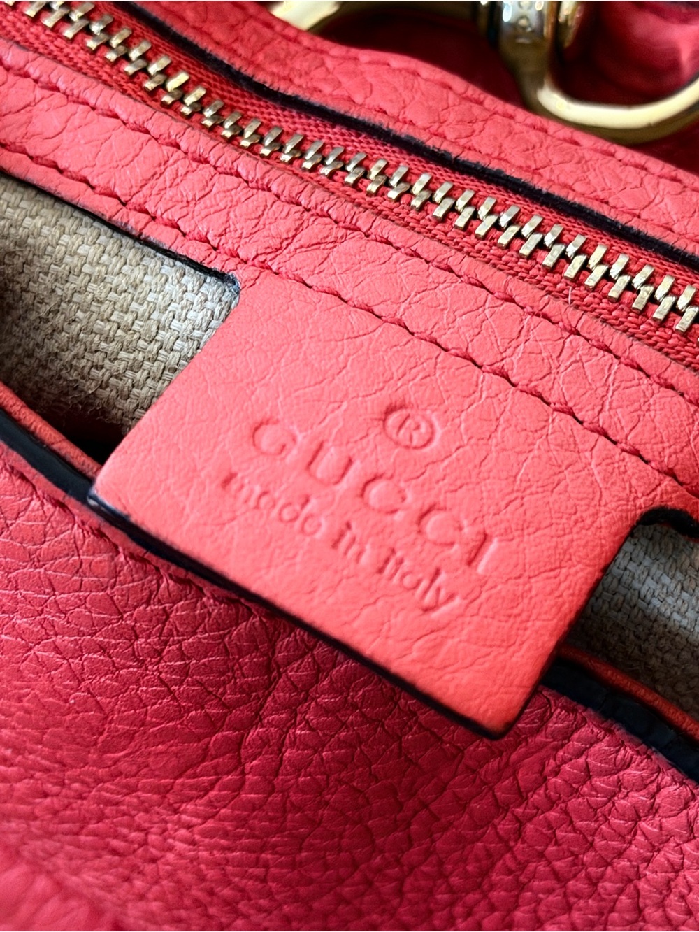 Gucci Soho Pink Leather Chain Shoulder Bag - Picture 10 of 12